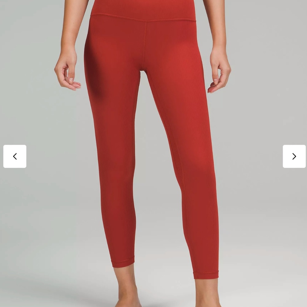 Women's Lululemon Align Ribbed High Rise Pant 25" Size 4